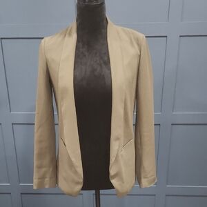 H&M Green Open Front Blazer Size 2